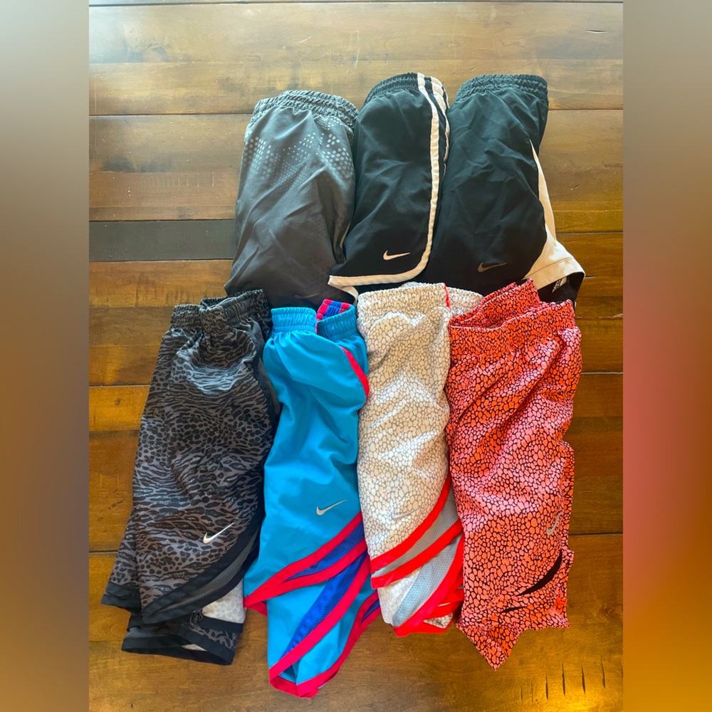 7 Nike running shorts size small lot multiple